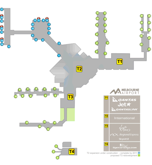 Melbourne Airport Terminals